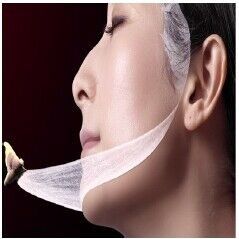 Ткань 30gsm Nonwoven рейона листа маски незримости Silk ясная лицевая